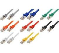 Cavo patch di base S/FTP PIMF Cavo grezzo Cat.7 rosso 0,5 m NEW