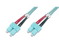Cavo patch DIGITUS FO OM3 - Cavo in fibra ottica da SC a SC da 5 m - LSZH - Dupl
