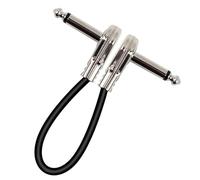 Cavo patch effetto chitarra angolare in metallo per collegare il pedale della chitarra, adatto per massimizzare l'efficienza della pedaliera