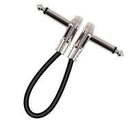 Cavo patch effetto chitarra angolare in metallo per collegare il pedale della chitarra, adatto per massimizzare l'efficienza della pedaliera