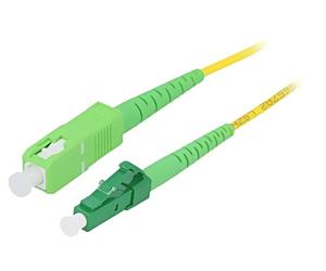 Cavo patch fibra FPSLS10 OS2 LC/APC, SC/APC 10m LSZH giallo Lunghezza: 2mm LO...