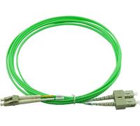 Cavo patch fibra ottica duplex LC-SC Multimodale OM5 50 metri