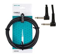 Cavo patch GEWA Basic Line 0,1 m, nero, jack angolare 6,3 mm mono - jack angolare 6,3 mm mono,190345
