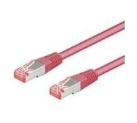 Cavo patch goobay CAT 6 SFTP, PiMF da 10 m magenta