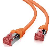 Cavo patch Helos S/FTP Cat 6 arancione 15,0 m