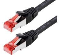 Cavo patch Helos S/FTP Cat 6 nero 10,0 m