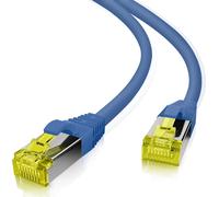 Helos - Cavo patch ultra flessibile S/FTP Cat 6a TPE blu, 15 m