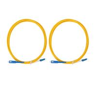 Cavo patch in fibra, 2pz 3 metri LC/UPC a SC/UPC Cavo patch in fibra ottica giallo