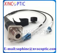 Cavo patch in fibra armato SM 2 Core G657A 4,0 mm 1 M / 0,5 M / 1,5 M 2C ODC quadrato rotondo a LCUPC