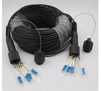 Cavo Patch in Fibra Ottica 500mtr 4 Core TPU LC-LC Armored Cavo SM Armored LSZH CPRI Impermeabile for Esterni Jumper FTTH FTTA monomodale(LC-LC LSZH)