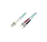 Cavo patch in fibra ottica duplex da LC a ST MM OM3 50/125 10 mDettagli tecniciCavo DuplexLSOHSpina con giunto in ceramicaDiam NEW