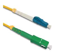 Cavo patch in fibra ottica Qoltec LC/UPC - SC/APC | Monomodale | 9/125 | G652D |