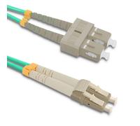 Cavo patch in fibra ottica Qoltec LC/UPC - SC/UPC | Multimodale | 50/125 | OM4 |