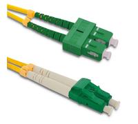 Cavo patch in fibra ottica Qoltec SC/APC - LC/APC | Monomodale | 9/125 | G652D |