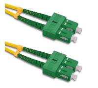 Cavo patch in fibra ottica Qoltec SC/APC - SC/APC | Monomodale | 9/125 | G652D |