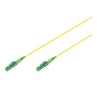 DIGITUS DK-2933-01-APC-SX - Cavo in fibra ottica OS2-1 m - LC(APC) a LC(APC) - FO simplex - FTTH, FTTB e FTTx - Cavo LAN in FO monomodale SM - Tipo di fibra: 9/125 µ - Giallo