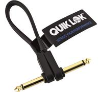 Cavo Patch Jack Mono Angolo 90° per Pedaliera Effetti Pedali 10 cm Quik Lok