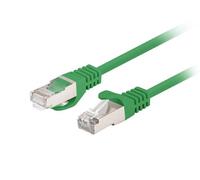 Cavo patch Lanberg FTP cat.6 da 0,25 m verde, confezione da 10
