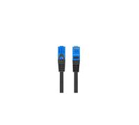 Lanberg PCF6A-10CC cavo di rete Nero 0,5 m Cat6a S/FTP (S-STP)