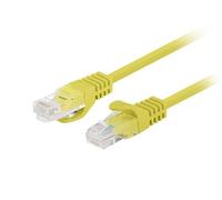 Cavo patch Lanberg UTP Cat.5e da 1,5 m, giallo, confezione da 10 pezzi.