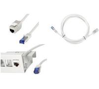 Cavo patch LogiLink Consolidation Point, Cat.6A, 1,0 m S/FTP, grigio chiaro (RAL7035), connessione: spina RJ45 - 1 pezzo (CC503 NEW