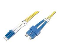 Digitus Cavo in fibra ottica LC-SC DK-2932-01 Monomodale OS2 Duplex 1 m 1/10 Gbit/s Giallo 9/125
