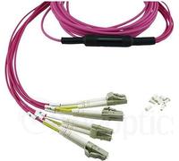 Cavo patch OM4 multimodale MPO-4xLC compatibile 3HE13896AA-1 1 metro NEW