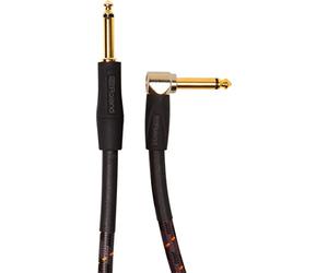Cavo patch/pedale Roland Gold Series-connettori dritto-angolo retto da 1/4”, lunghezza 4,5 m/ 15 ft. - RIC-G15A