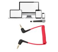 Cavo patch per audio professionale da 3,5 mm TRS per eliminazione del rumore, lunghezza 20-50cm