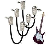 Cavo patch per chitarra | Cavo patch per cavo chitarra | Cavi patch per effetti chitarra Retto Corner Cavi stereo per strumenti musicali, scena e studio per