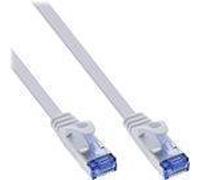 Cavo patch piatto - U-FTP - Cat.6A - bianco - 2m NEW