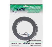 Cavo patch piatto - U-FTP - Cat.6A - TPE senza alogeni - nero - 1,5 m NEW