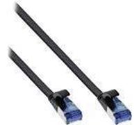 Cavo patch piatto - U-FTP - Cat.6A - TPE senza alogeni - nero - 5m NEW