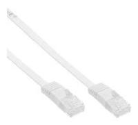 Cavo patch piatto - U-UTP - Cat.6 - bianco - 10 m