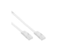 Cavo patch piatto - U-UTP - Cat.6 - bianco - 3m