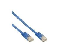 InLine Flat Patch Cord UTP Cat.6 15m Blue cavo di rete Blu Cat6