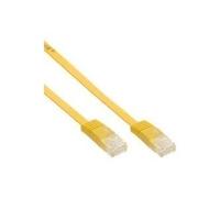 Cavo patch piatto - U-UTP - Cat.6 - giallo - 7m