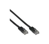 Cavo patch piatto - U-UTP - Cat.6 - nero - 7m