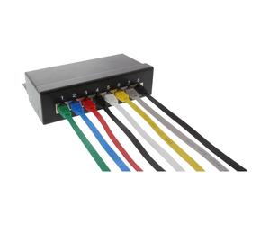 Cavo patch piatto - U-UTP - Cat.6 - rosso - 10m NEW