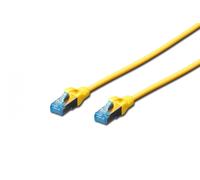 Digitus Patch Cable, SFTP, CAT5E, 5M, yellow cavo di rete Giallo, Cat-5e - 5 m, Cavo patch - SF-UTP - PVC
