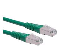 Cavo patch ROLINE S/FTP (PiMF) Cat.6/Classe E, verde, 0,3 m