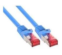 Cavo patch - S-FTP PiMf - Cat.6 - 250 MHz - PVC - rame - blu - 0,3 m NEW