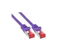 Cavo patch - S-FTP PiMf - Cat.6 - 250 MHz - PVC - rame - viola - 0,25 m
