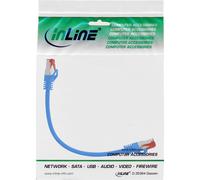 Cavo patch - S-FTP PiMf - Cat.6 - senza alogeni - rame - blu - 0,3 m NEW