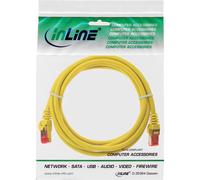 Cavo patch - S-FTP PiMf - Cat.6 - senza alogeni - rame - giallo - 1,5 m NEW