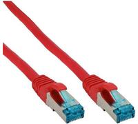 Cavo patch - S-FTP PiMf - Cat.6A - senza alogeni - rosso - 0,5 m NEW