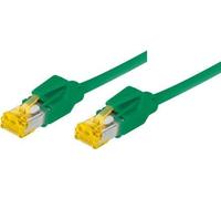 Cavo patch S/FTP PiMF Cat 6a verde 100 m per 10 Gigabit/s senza alogeni con cavo Draka e connettori Hirose TM31 (precedentement NEW
