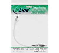 Cavo patch - S-FTP PiMf - Cat.8.1 - 2000 MHz - senza alogeni - bianco - 0,25 m NEW