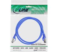 Cavo patch - S-FTP PiMf - Cat.8.1 - 2000 MHz - senza alogeni - blu - 0,5 m NEW