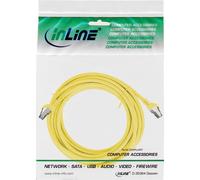 InLine® - Cavo patch S/FTP (PiMf), Cat.8.1, 2000 MHz, senza alogeni, rame, giallo, 15 m